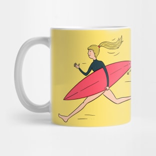 Blonde Shortboarder Mug